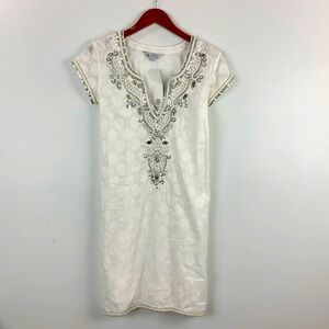 NEW Sulu collection Embellished Dress White Petite